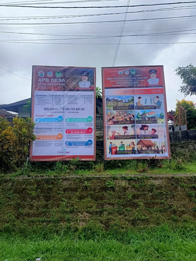 Anggaran Pendapatan dan Belanja Desa Senganan Tahun Anggaran 2026